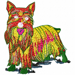 Dogs Embroidery Design 12 Dogs Embroidery Design 12